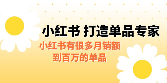 图片[1]-某公众号付费文章《小红书 打造单品专家》小红书有很多月销额到百万的单品-老表副业网